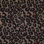 Viscose stretch luipaard, bruin