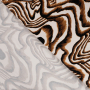Viskose Stretch Zebra, creme