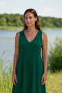 Viscose twill, blauwgroen