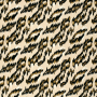 Tissu voile de viscose Léopard Animal Style, abricot pâle