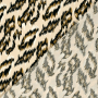 Tissu voile de viscose Léopard Animal Style, abricot pâle