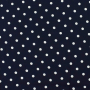 Viscose Voile Big Dots, navy blue