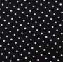Viskose Voile Big Dots, black