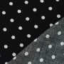 Viskose Voile Big Dots, black