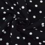 Viskose Voile Big Dots, black
