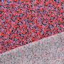 Viscose voile Flower Garden, red