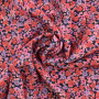 Viscose voile Flower Garden, red