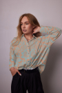 Viscose Voile Ibiza Flowers, apricot