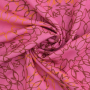 Viscose Voile mandala, bright pink