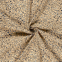 Tissu voile de viscose Mini Léopard, abricot