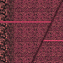 Viscose Voile Panel Wild Life 150 x 215 cm, bright pink
