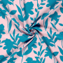 Viscose voile Shadow Flowers, roze