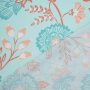 Viscose Voile Tiffany Flowers, mint green