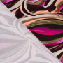 Viscose jersey Abstract Lines, bruin