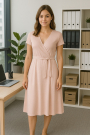 Viscose jersey apricot