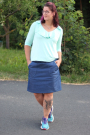 Tissu jersey viscose, vert menthe clair