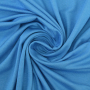 Tissu jersey viscose, bleu bleuet