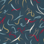 Tissu jersey viscose Coup de pinceau, bleu fumée