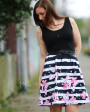 Viscose jersey zwart