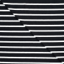 Viskosejersey Small Stripes, schwarz