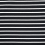 Viskosejersey Small Stripes, schwarz