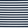 Viskosejersey Stripes, marine
