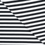 Viskosejersey Stripes, schwarz