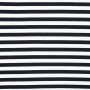 Viskosejersey Stripes, schwarz