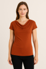 Viscose jersey terracotta