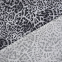 Viscose stof Animal Print, lichtgrijs