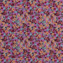 Tissu viscose Mer de fleurs, pourpre