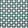 Viscose stof Flower Cubes, petrol