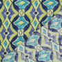 Viscose Flower Diamonds, lime green