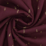 Viscose fabric Golden Glamour, claret-red