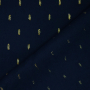 Tissu viscose plumetis doré  Golden Glamour, bleu foncé