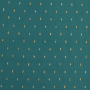 Tissu viscose plumetis doré Golden Glamour, bleu canard
