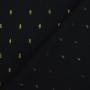 Viscose stof Golden Glamour, zwart