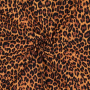 Viscose stof leo, bruin