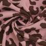Viscose stof Leo Dots, oudroze