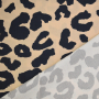 Viscose stof Leo Dots, beige