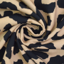 Viscose stof Leo Dots, beige