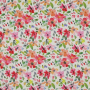 Viscose stof Little Flowers, gebroken wit