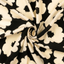 Tissu viscose Shadow Flowers, noir