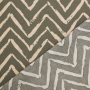 Tissu viscose Zig Zag, vert olive
