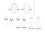Vogue 1962 Nachtkleding mt. 32-40, Dui/En/Fr