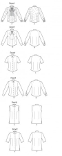 Vogue 8772 Blouses Gr. 32-40, En/Ger/Fr