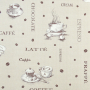Oilcloth caffeé, beige