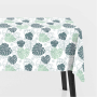 Toile cirée imperméable Plantes Monstera, blanc