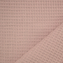 Tissu nid d’abeille gaufré Ariana, vieux rose millennial