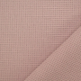 Tissu nid d’abeille gaufré mini, vieux rose millennial